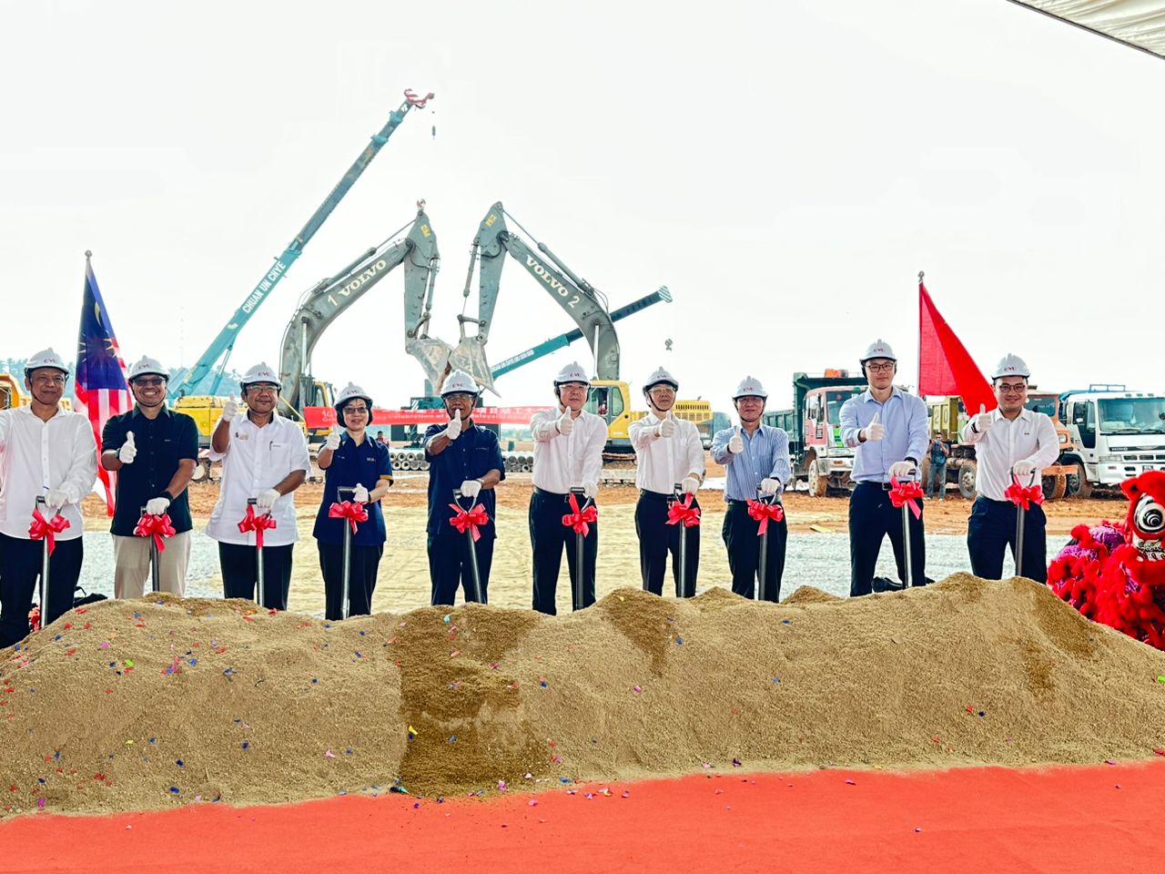 EVE Energy Adakan Majlis Pecah Tanah Kilang di Kulim